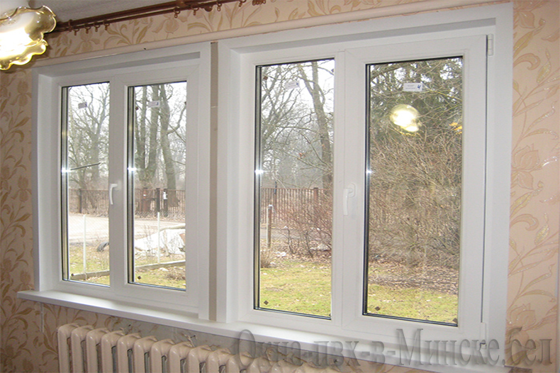 Окна ПВХ в частном доме под Минском