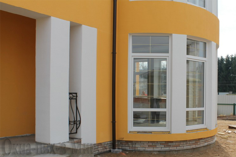 Окна ПВХ в коттедже Минск