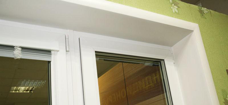 Откосы на окне ПВХ